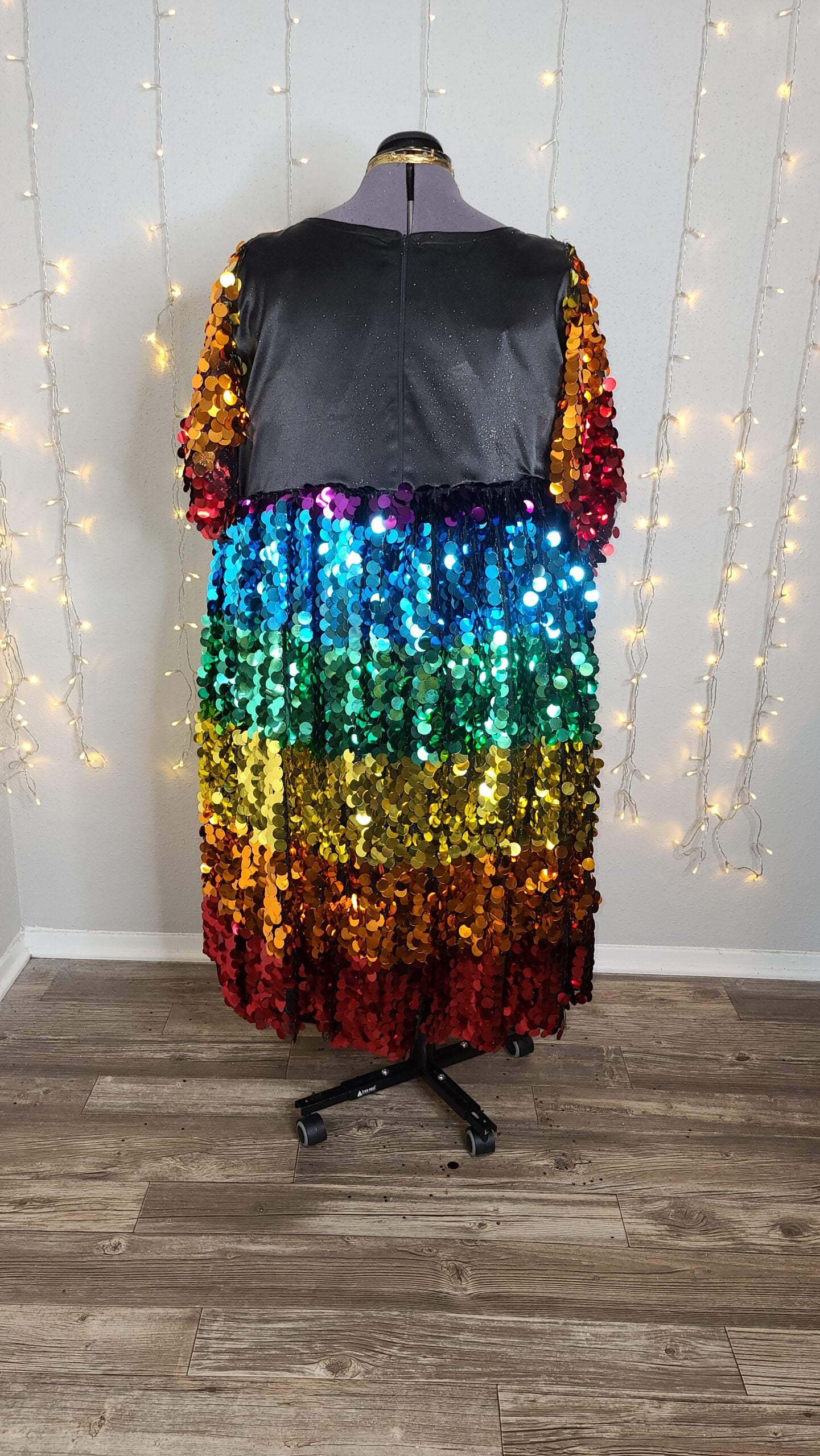 Rainbow Sequin Dress