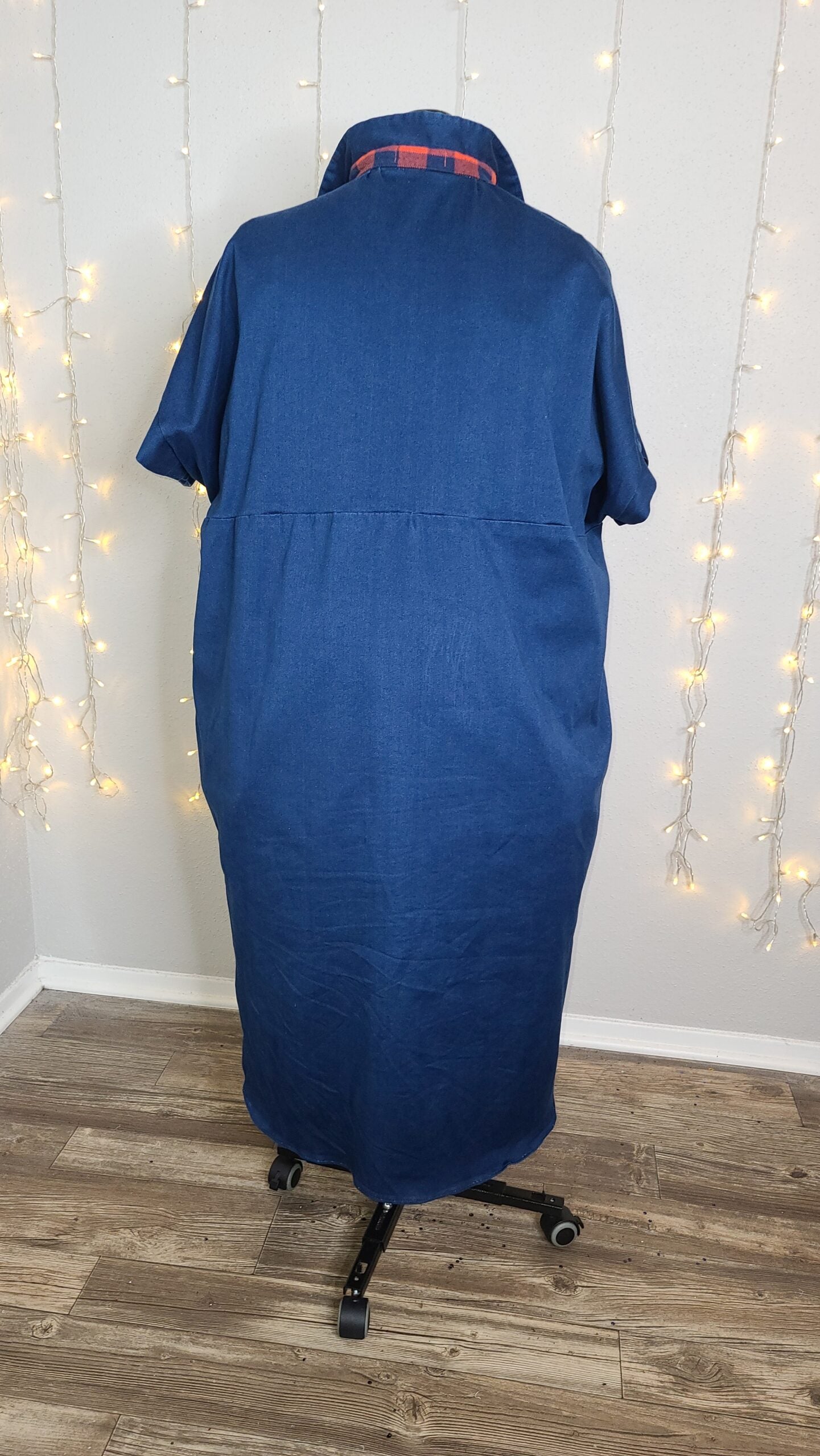 Plus Size Denim Dress | Stretch Denim Dress | Christina Wells Designs